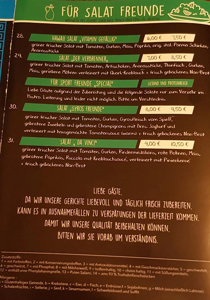 Speisekarte photo 2