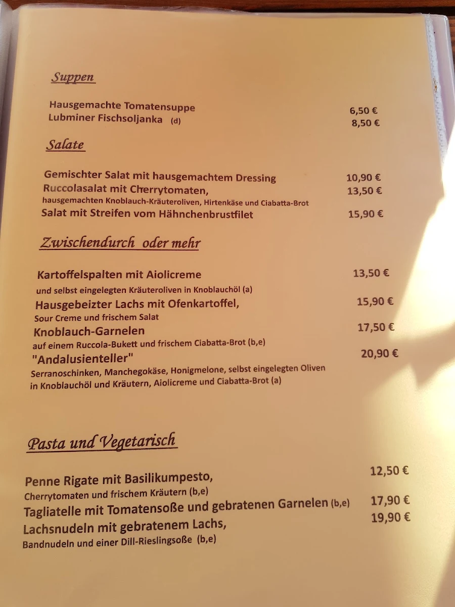 Speisekarte photo 2