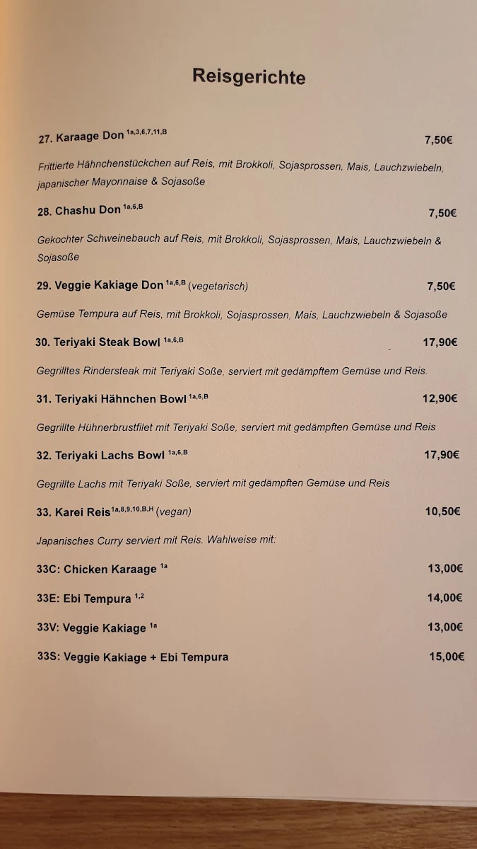 Speisekarte photo 8