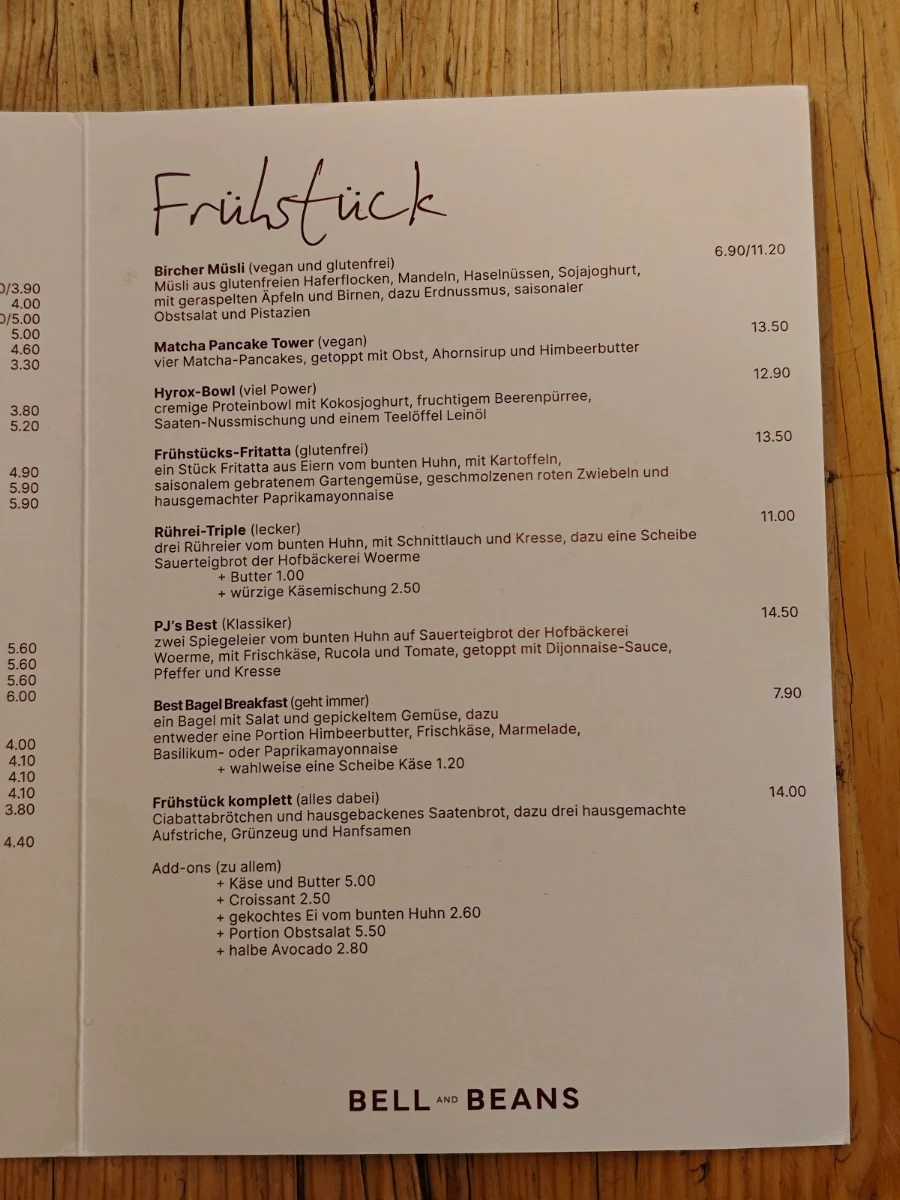 Speisekarte photo 1