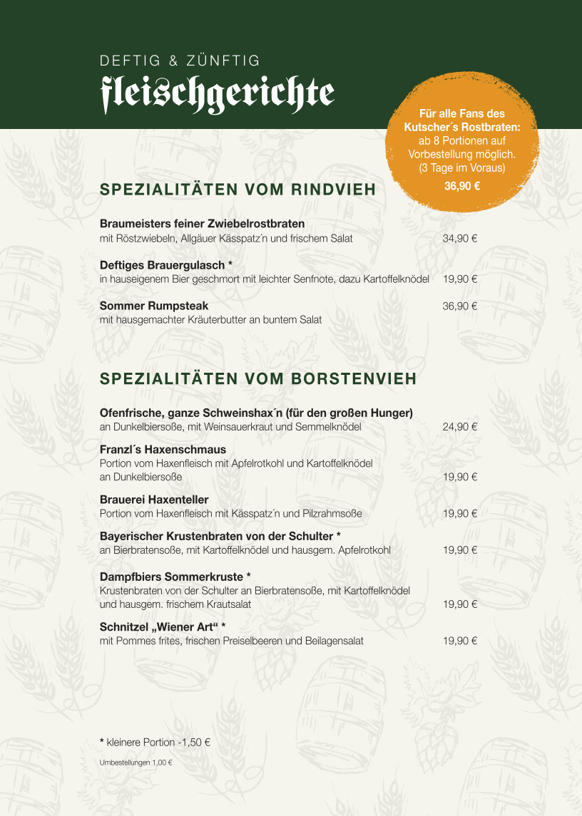 Speisekarte photo 9