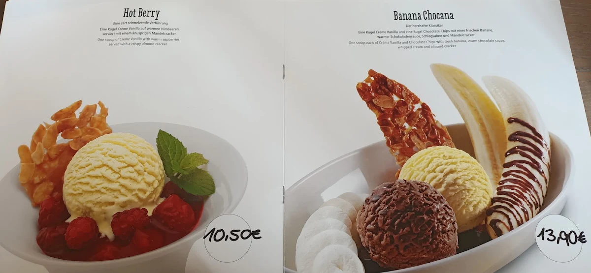 Speisekarte, Café Kröpcke