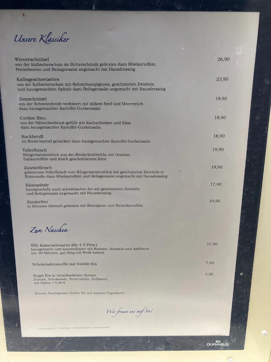 Speisekarte photo 3