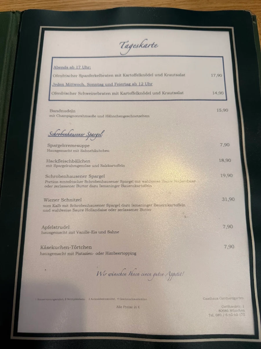 Speisekarte photo 6