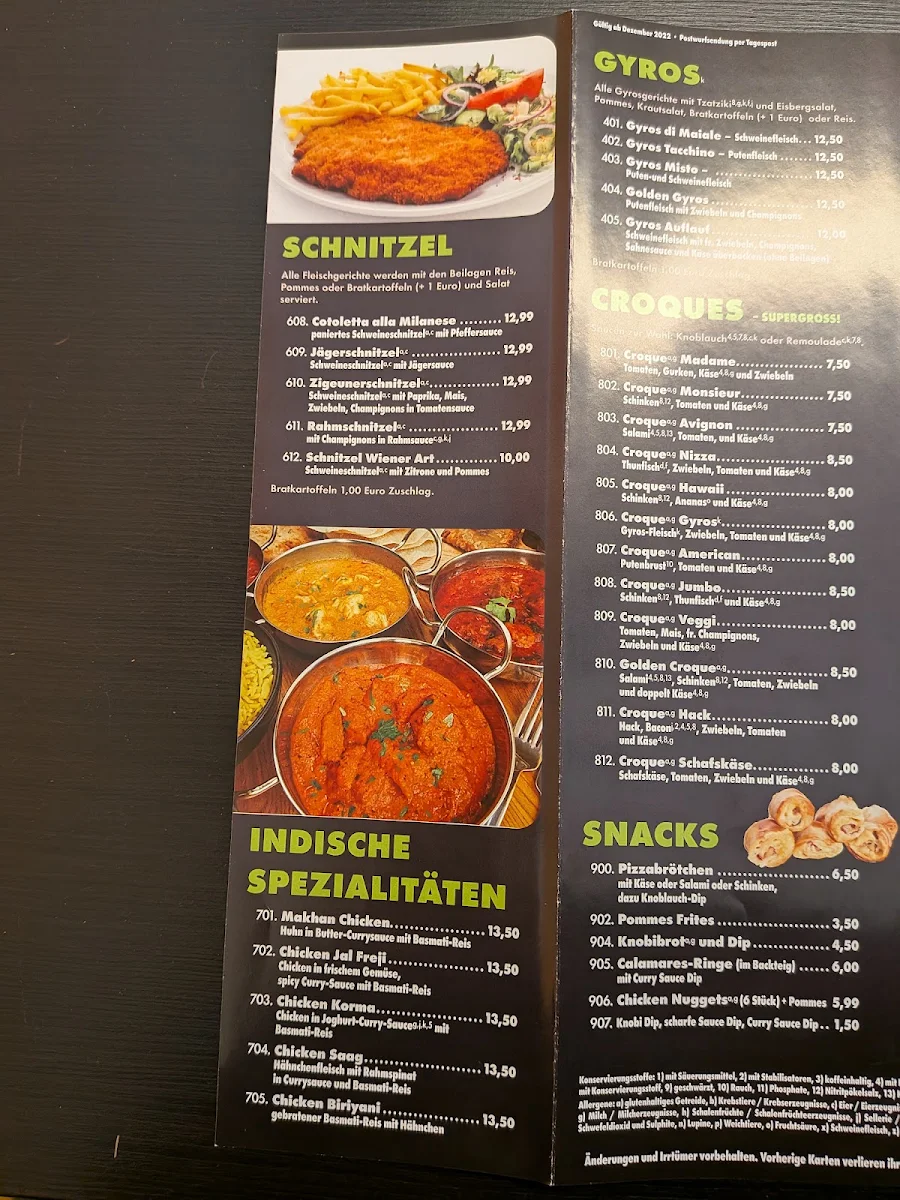 Speisekarte photo 2