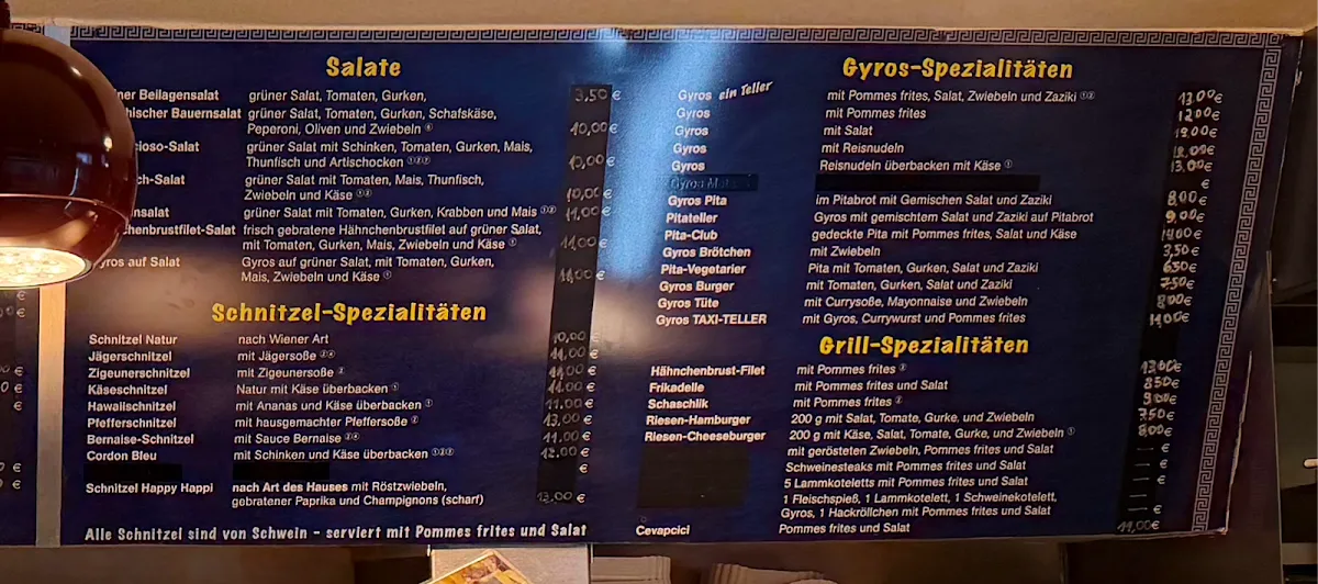 Speisekarte photo 1