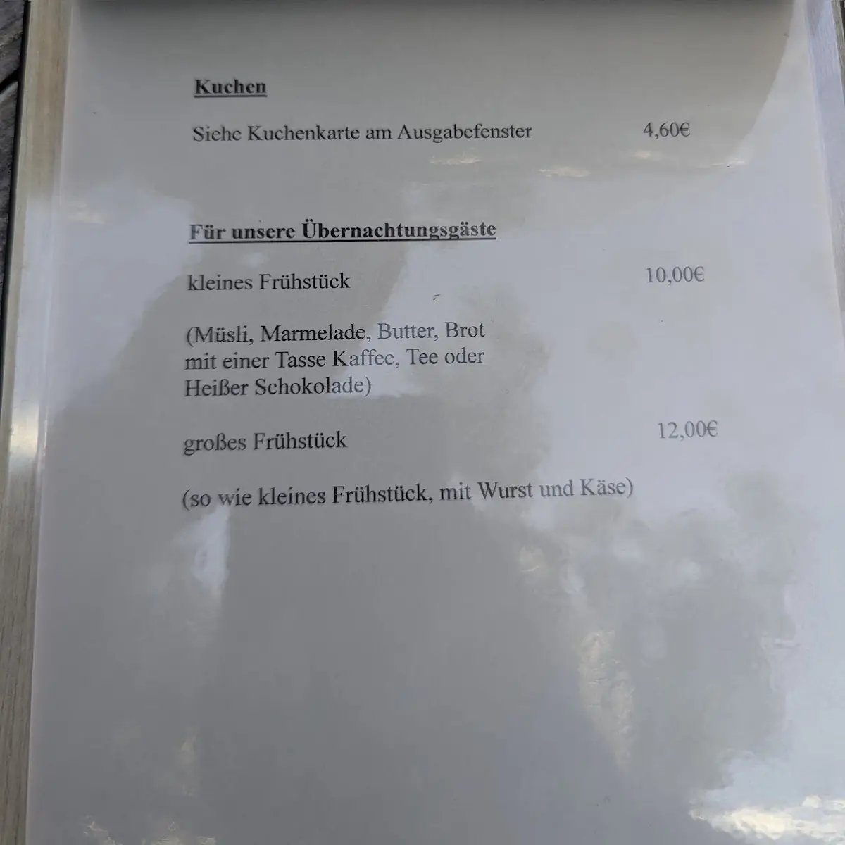 Speisekarte photo 3