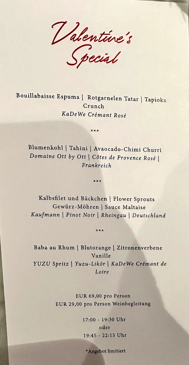 Speisekarte photo 2