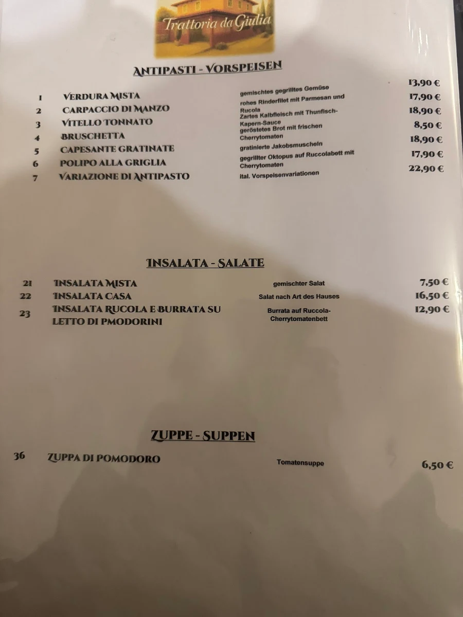 Speisekarte photo 1