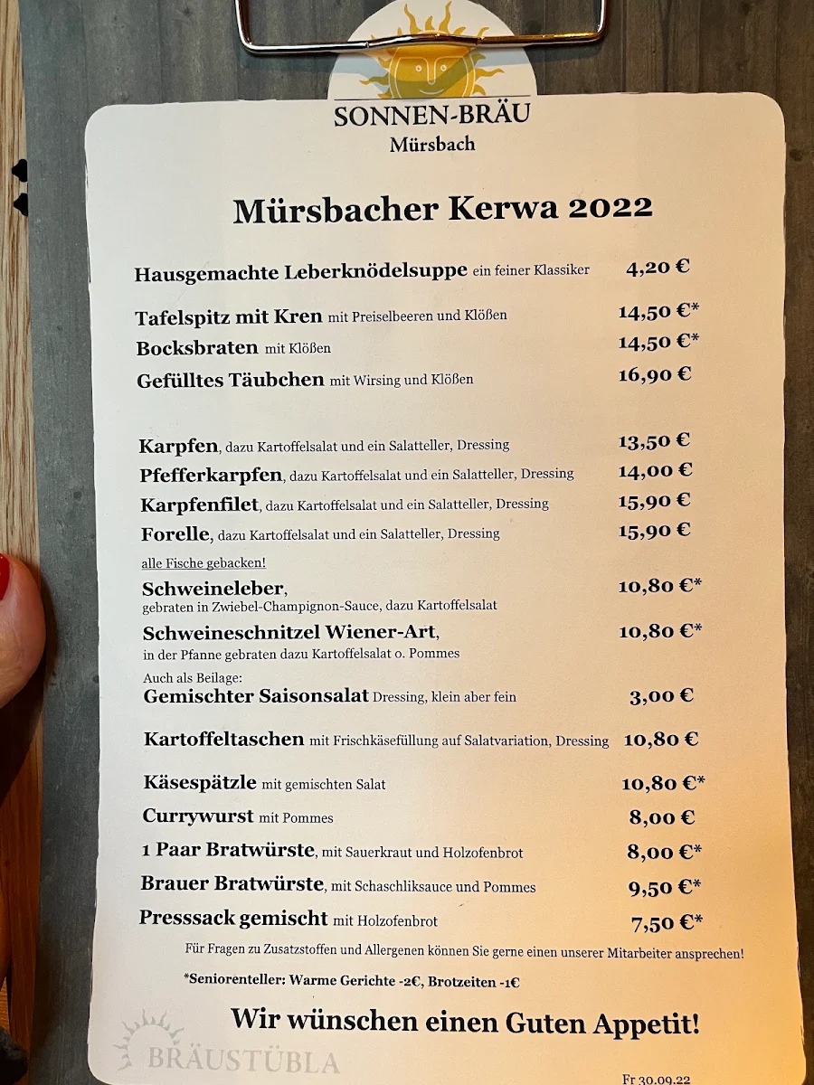 Speisekarte photo 4