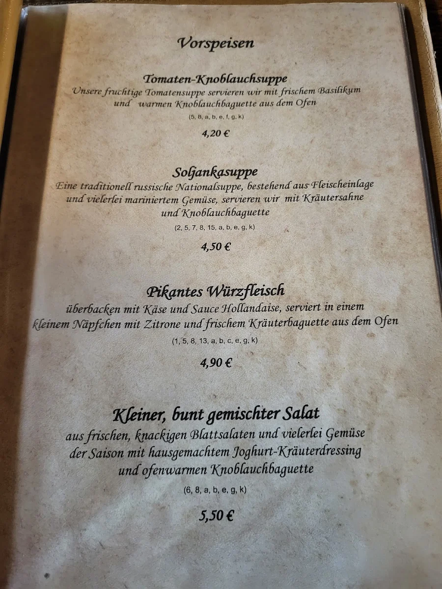 Speisekarte photo 5