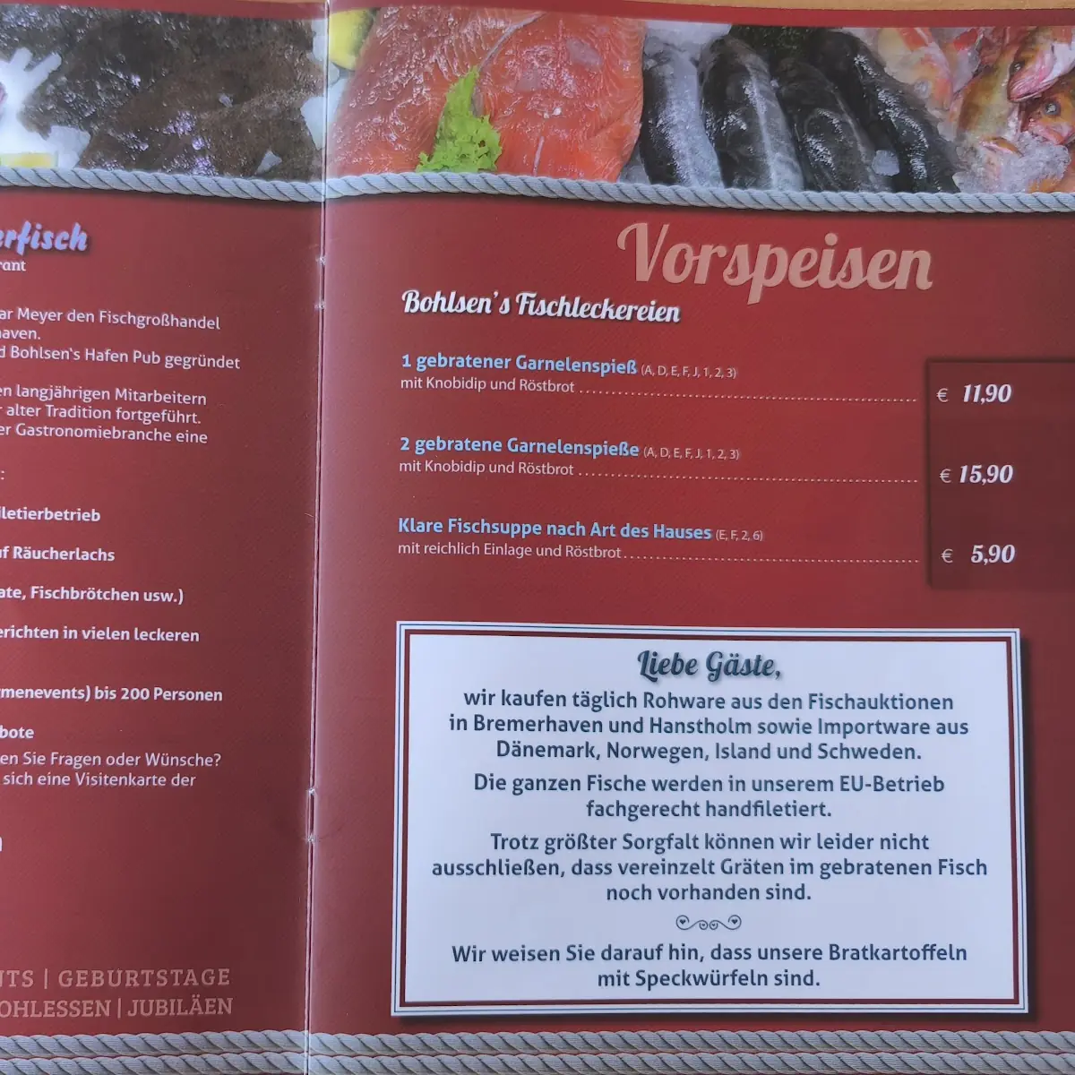 Speisekarte photo 1