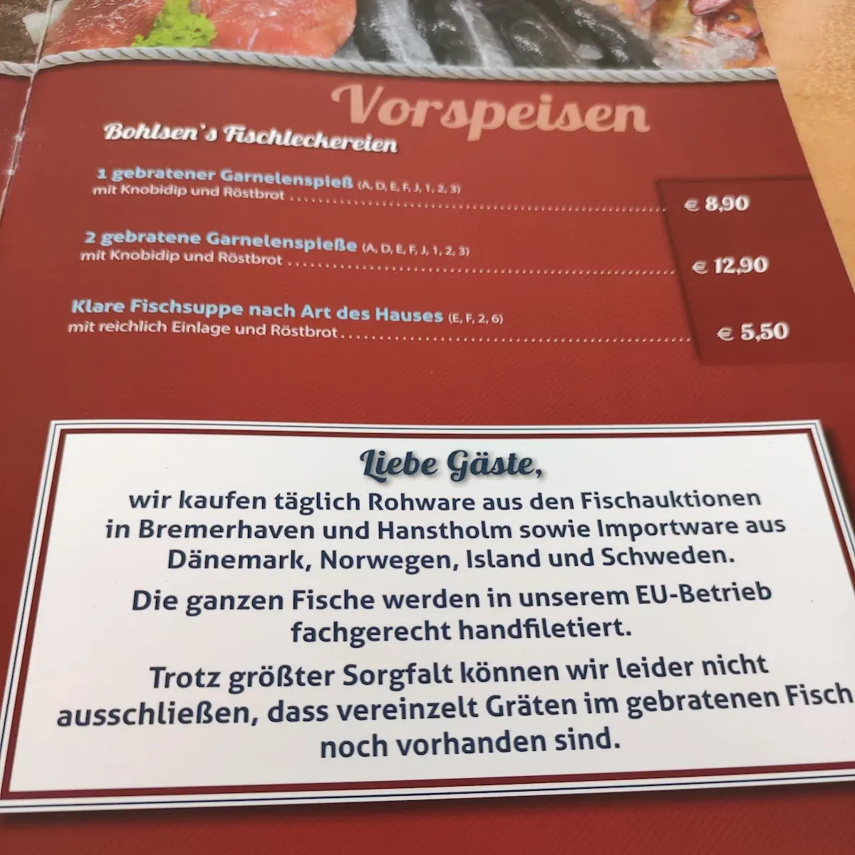 Speisekarte photo 9