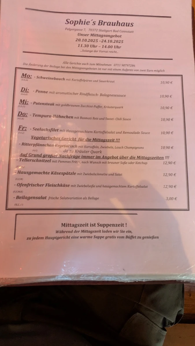 Speisekarte photo 1