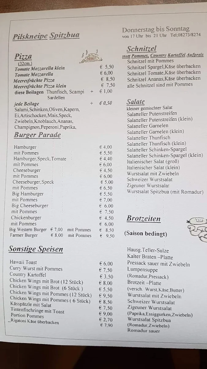 Speisekarte photo 1
