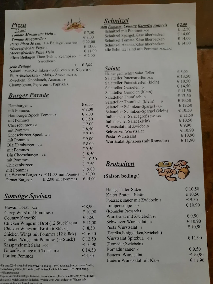 Speisekarte photo 2