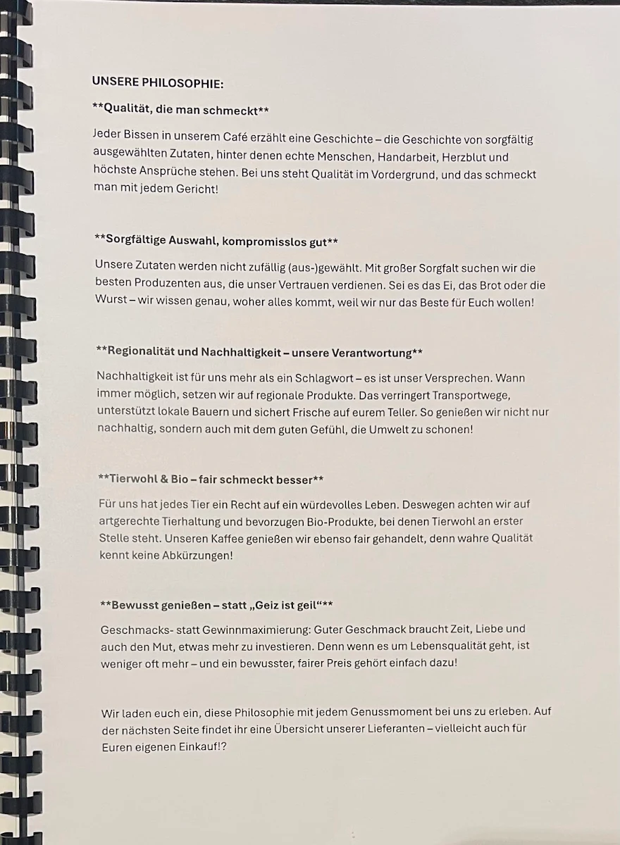 Speisekarte photo 5