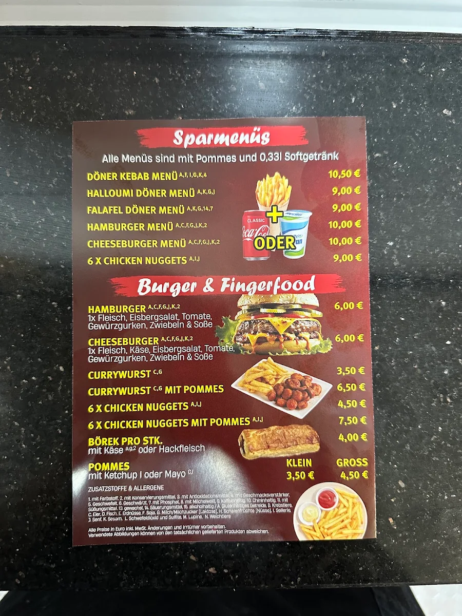 Speisekarte photo 1