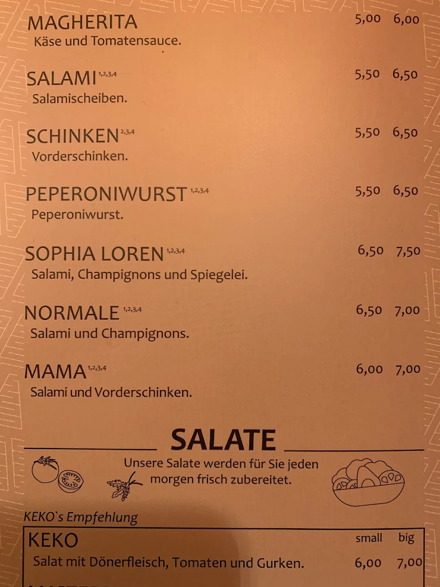 Speisekarte photo 3