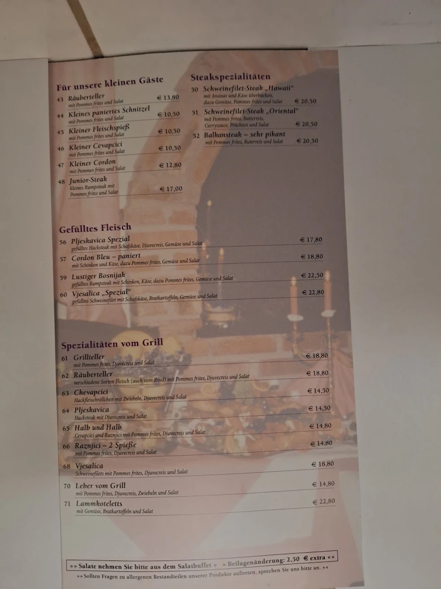 Speisekarte photo 1