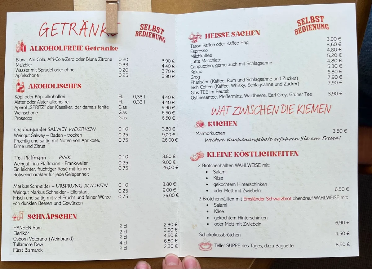 Speisekarte photo 1