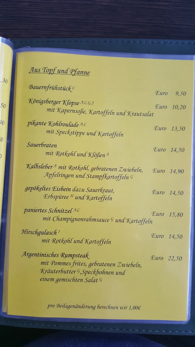 Speisekarte photo 3