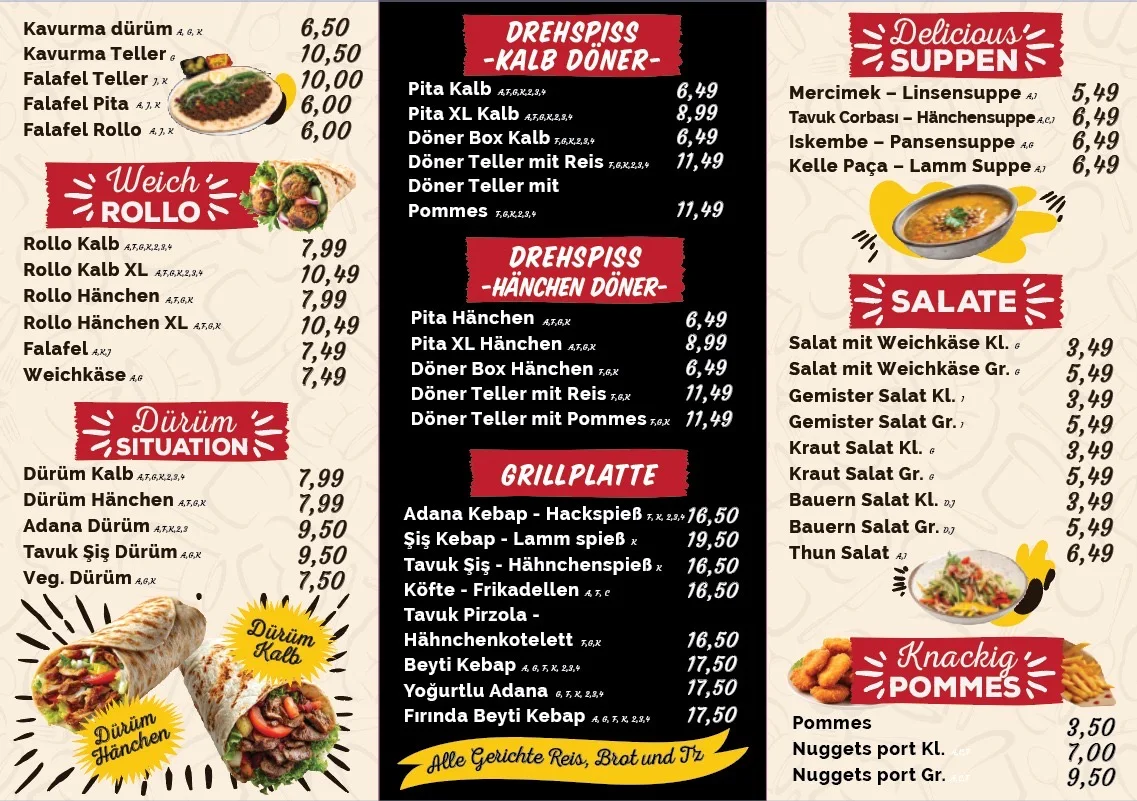 Speisekarte photo 2