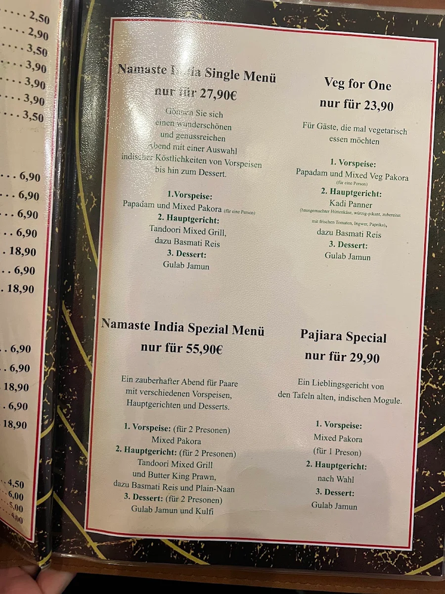 Speisekarte photo 2