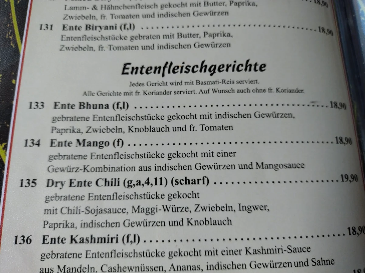 Speisekarte photo 5
