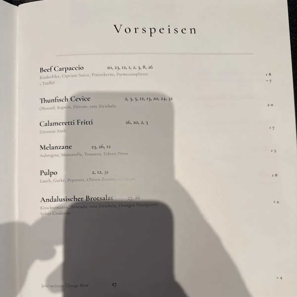 Speisekarte photo 7