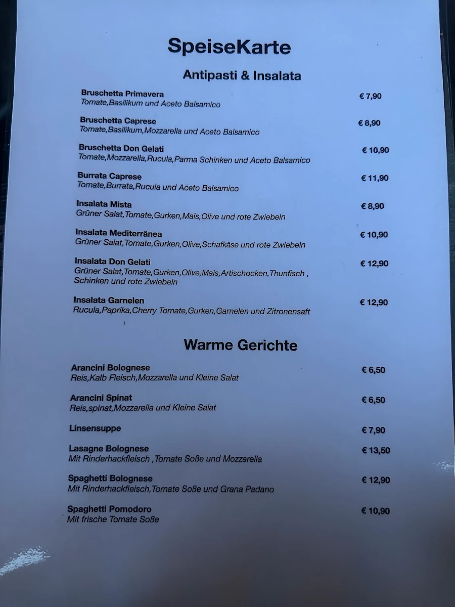 Speisekarte photo 2