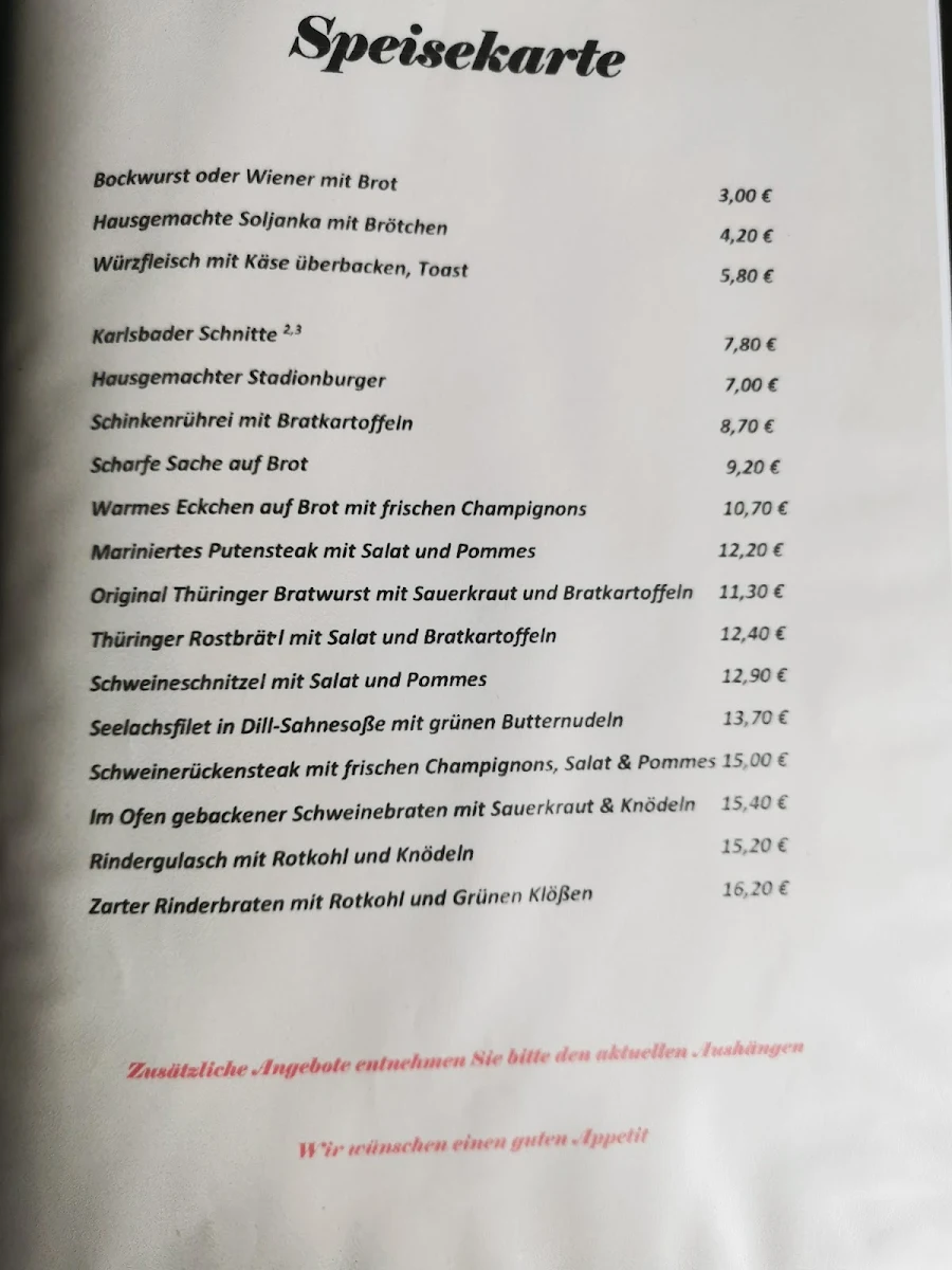 Speisekarte photo 1