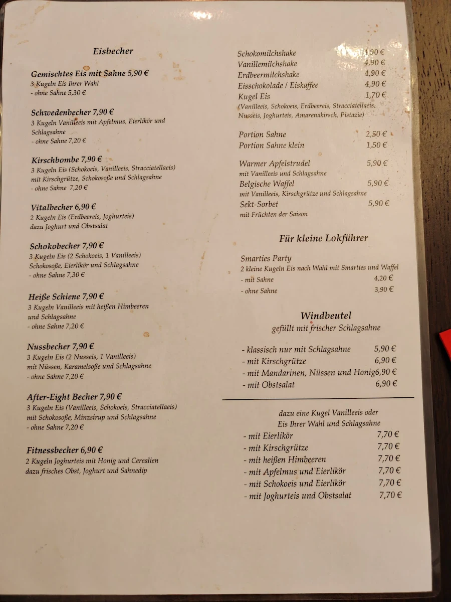 Speisekarte photo 2