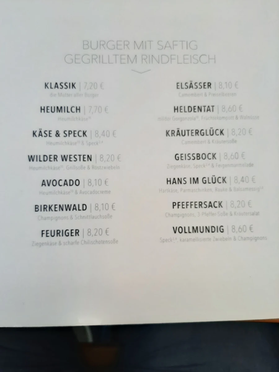 Speisekarte photo 3