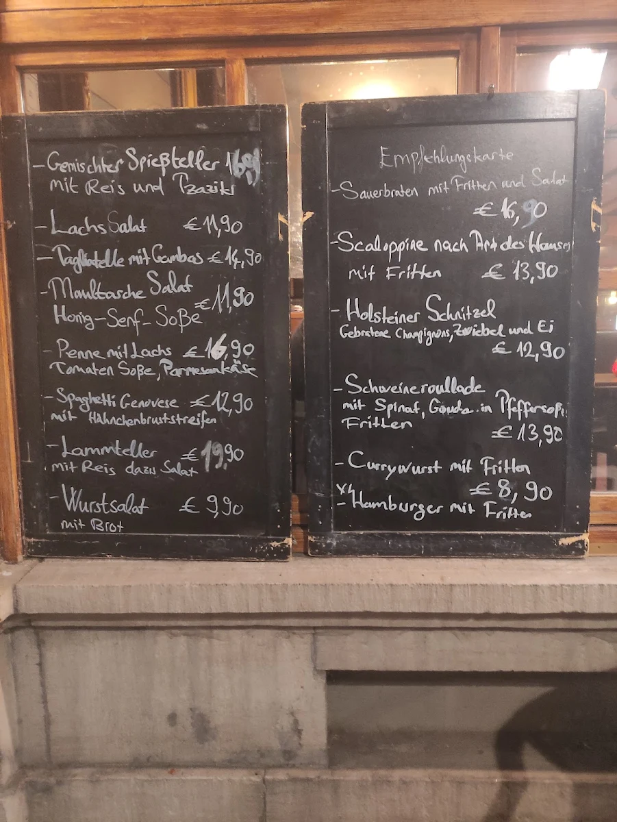 Speisekarte, Café & Bistro Anvers / Aachen