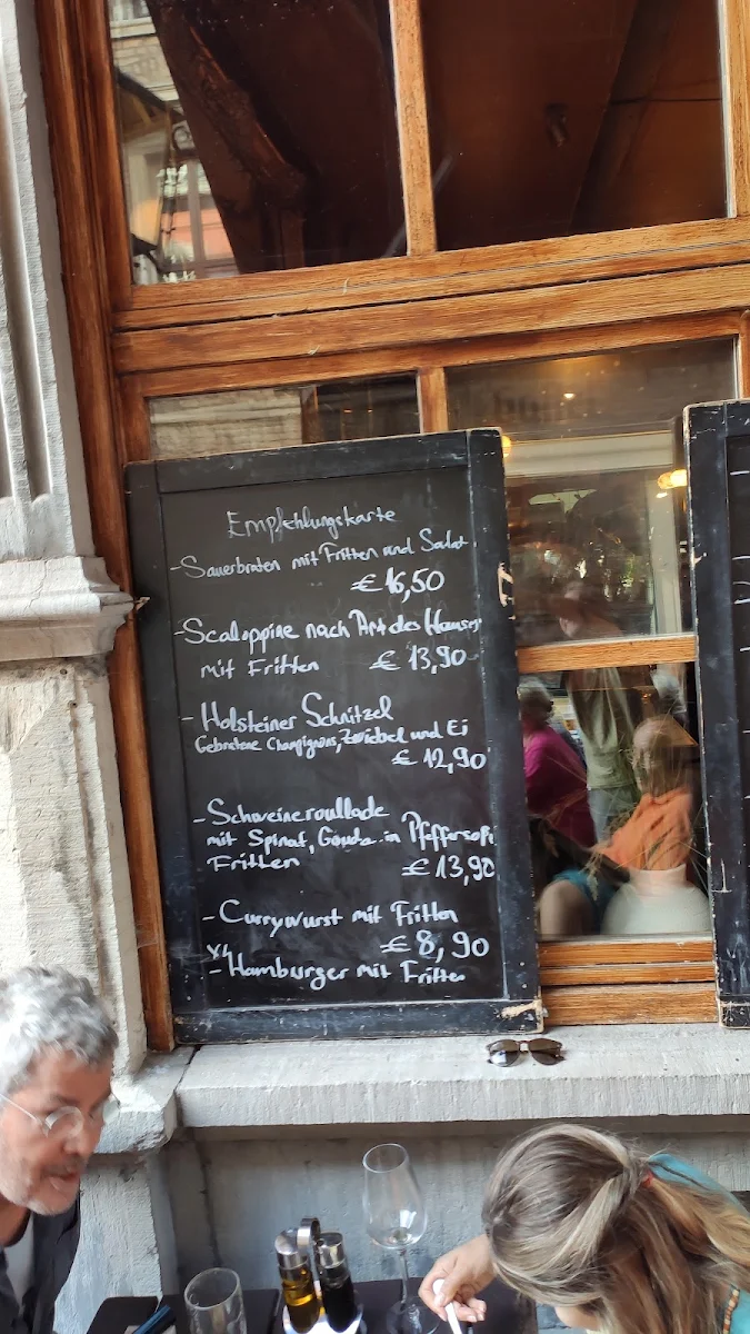 Speisekarte, Café & Bistro Anvers / Aachen