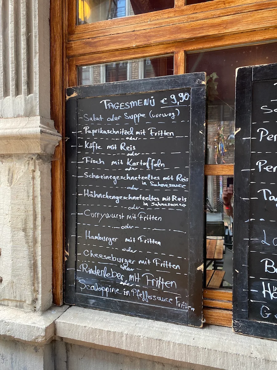 Speisekarte, Café & Bistro Anvers / Aachen