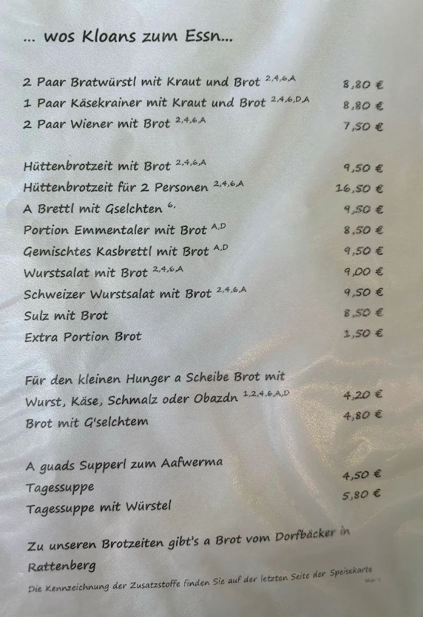 Speisekarte photo 2