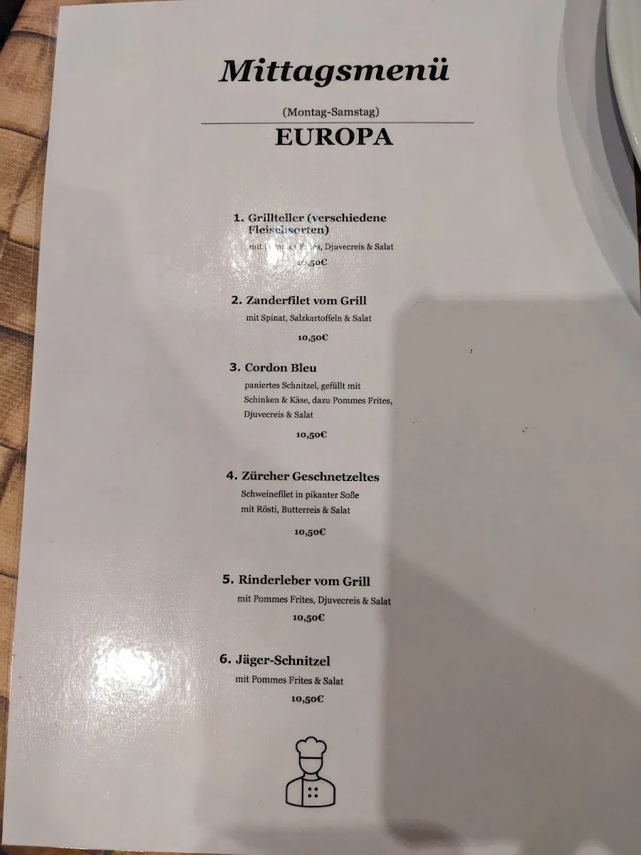 Speisekarte photo 1