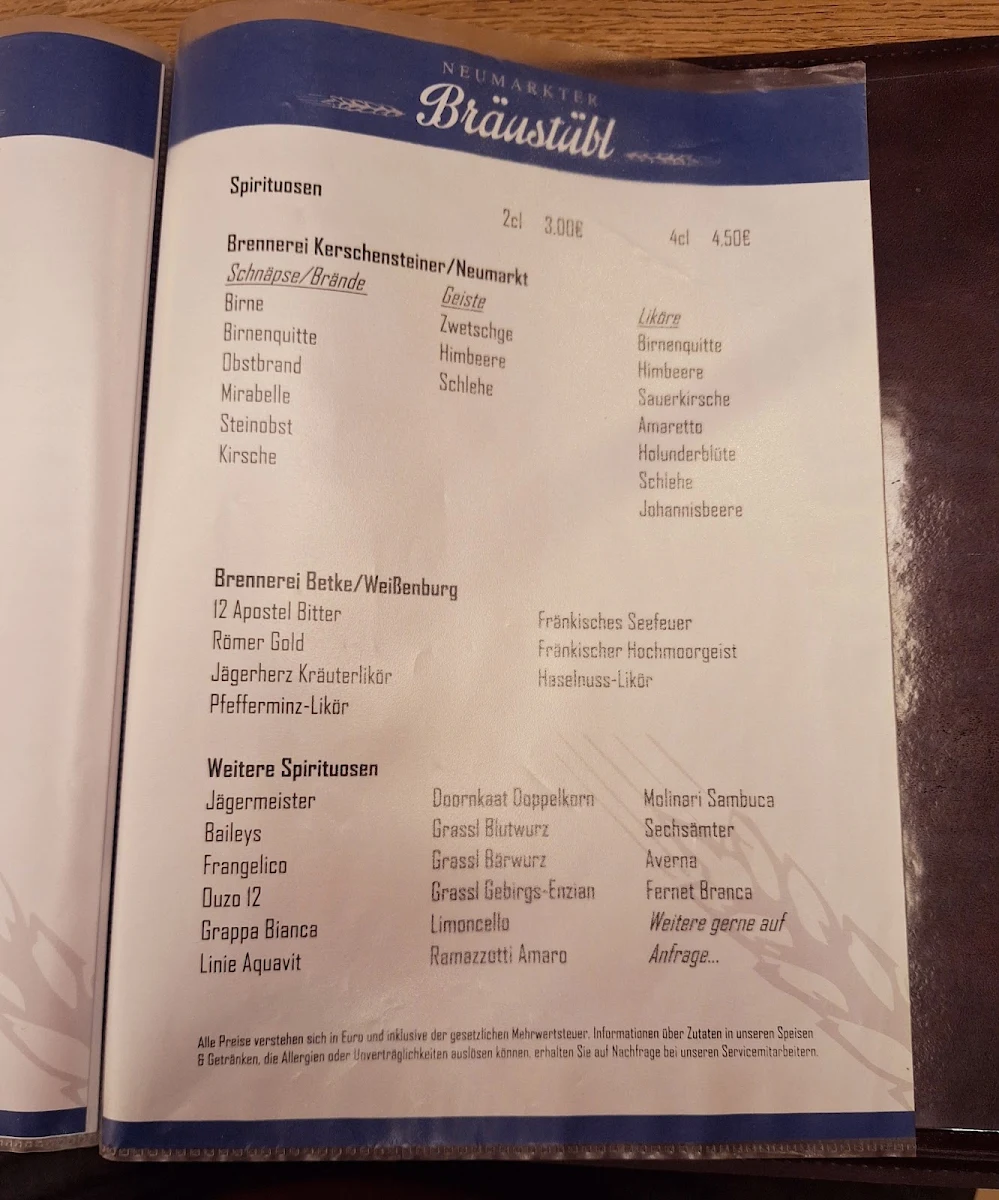 Speisekarte photo 2