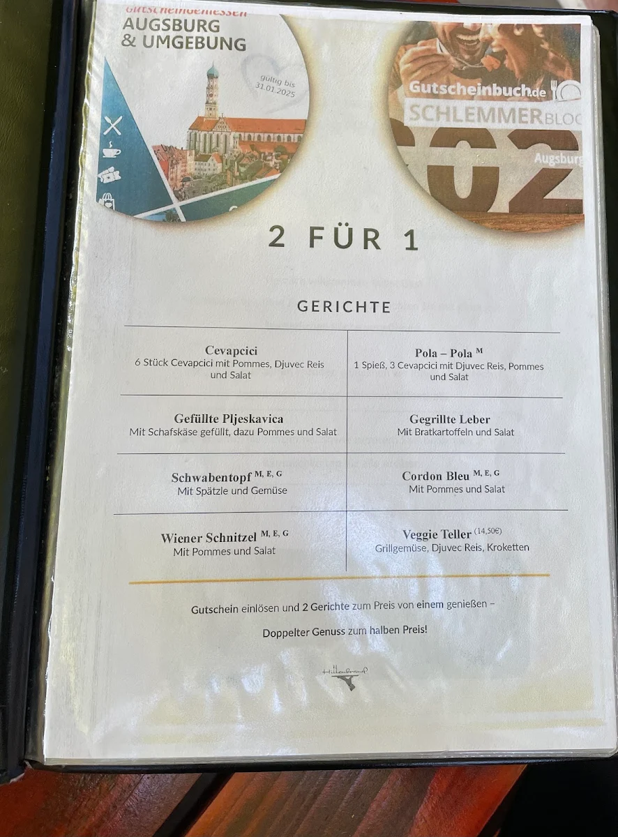Speisekarte photo 1