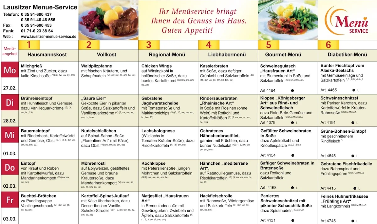 Speisekarte photo 2