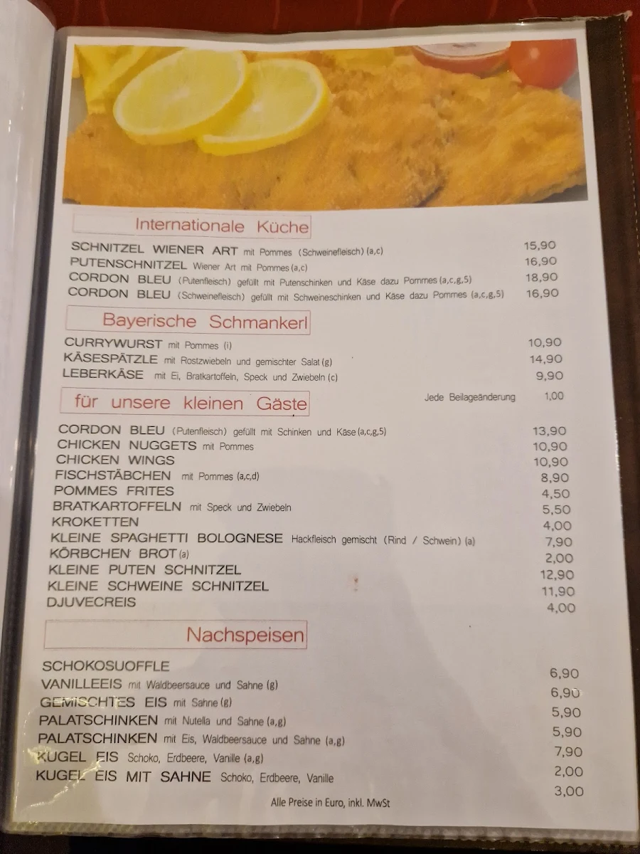 Speisekarte photo 2