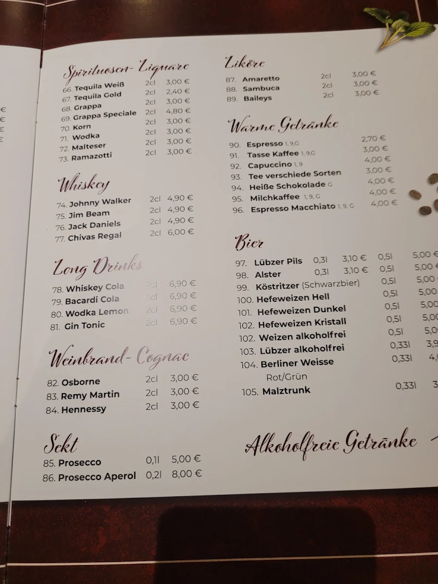 Speisekarte photo 5