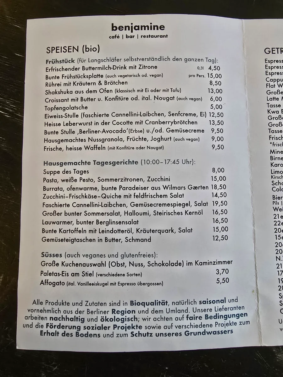 Speisekarte photo 1