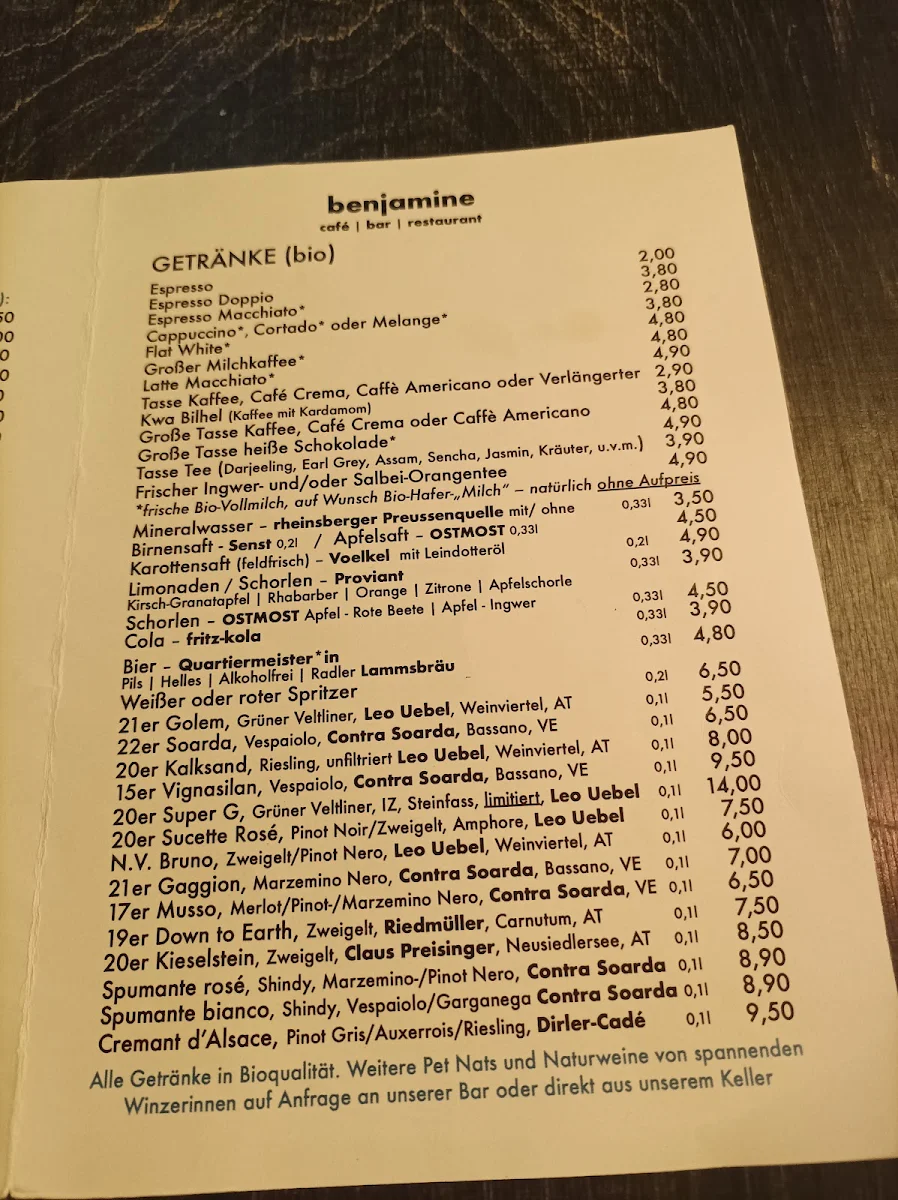 Speisekarte photo 2