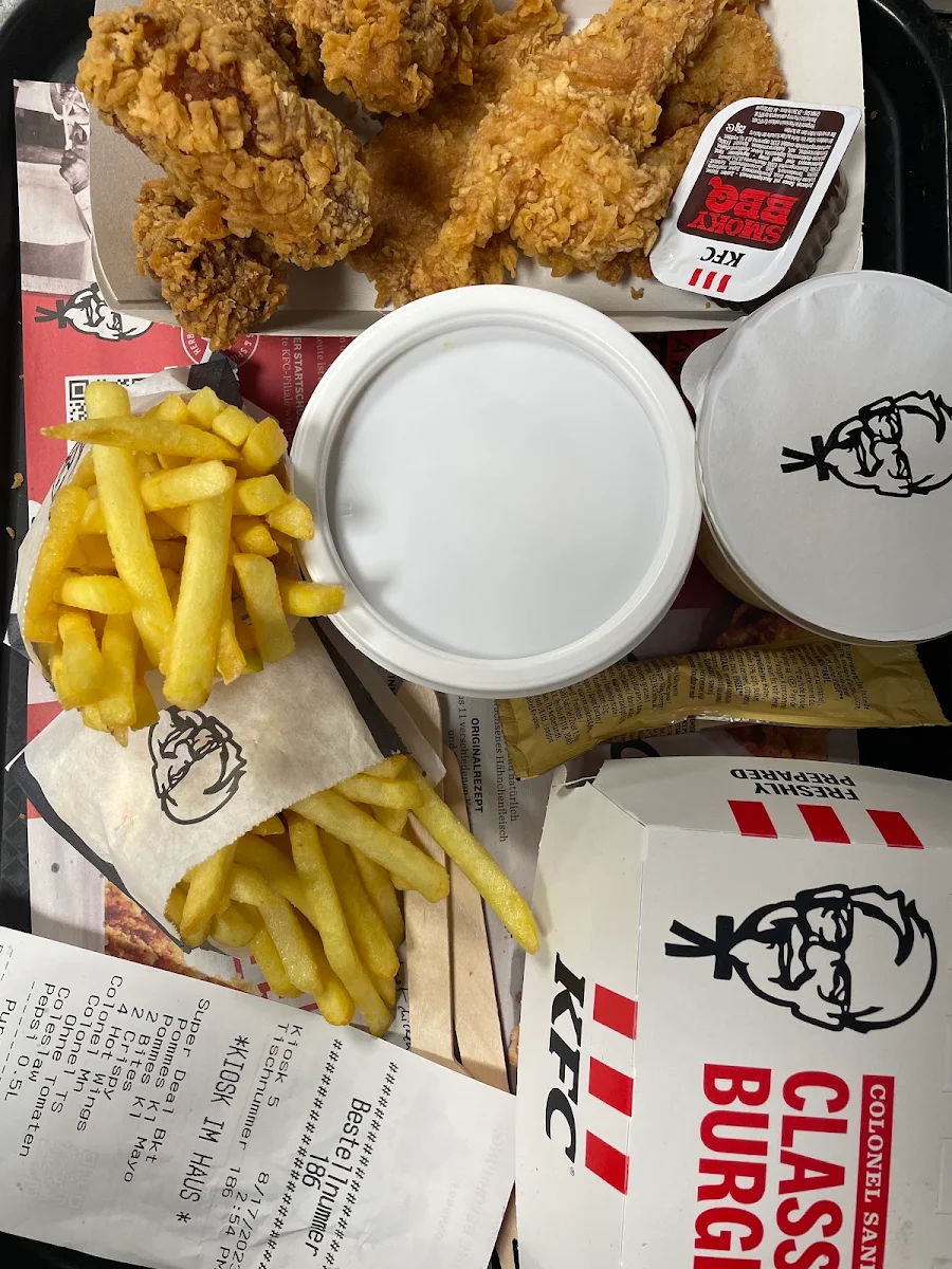 Speisekarte, Kentucky Fried Chicken