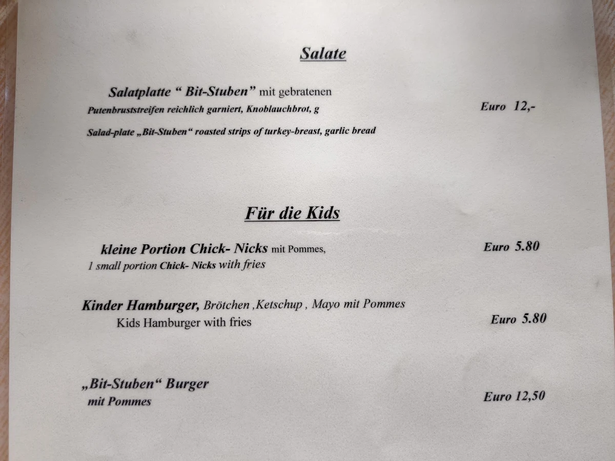 Speisekarte photo 2