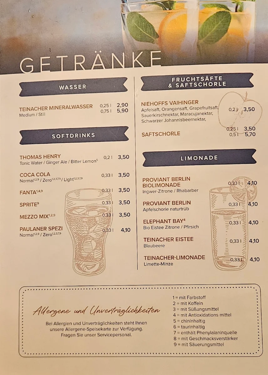 Speisekarte photo 2