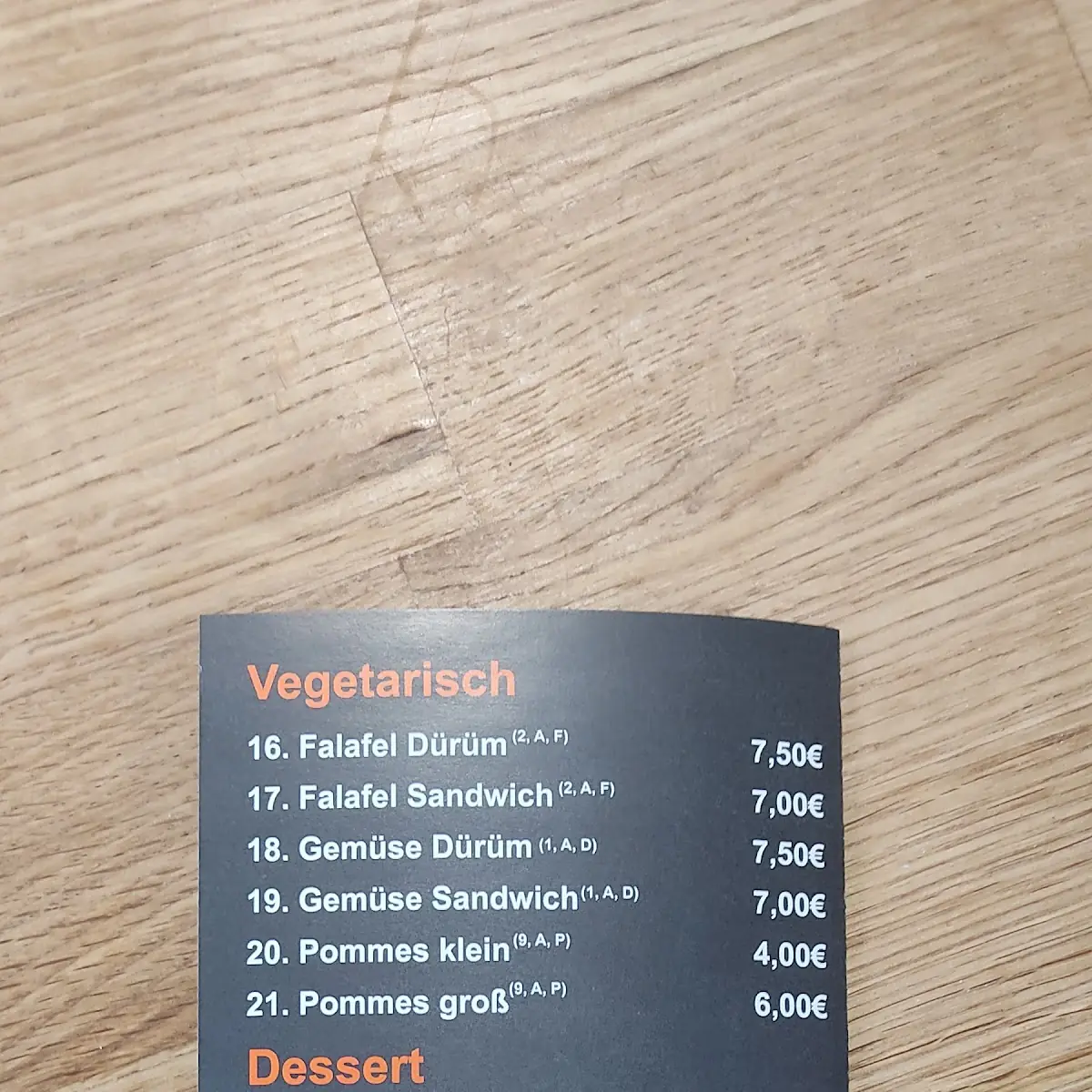 Speisekarte photo 4